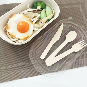 Direkt vom Hersteller: Einweg-Holzlöffel 160mm Modernes Besteck 10000 Stück/Box Biologisch Abbaubar für Partys - Product Image 2