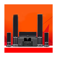KYYSLB Ensemble Audio Home Cinéma 5.1 Salon Amplificateur Haut-Parleur Audio Son Surround 3D TV Karaoké Colonne Enceinte