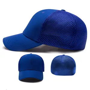 HN21 Gorras con logo 6 pannello elasticizzato in mesh posteriore per esterno cappellini sportivi veracap nero plaid custom montato cappello camionista per uomo