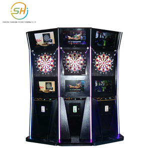 جهاز رمي السهام الإلكتروني عالي الجودة للمنافسات الاحترافية، سهام رياضية فاخرة، مزود بسهام ذات أعمدة من النايلون. - Product Image 3