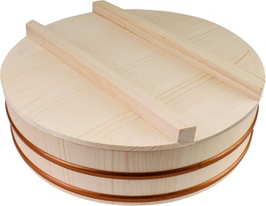 Tazón de <span class=keywords><strong>Sushi</strong></span> de Madera con Logotipo Personalizado al por Mayor - Tazón Tradicional Japonés para <span class=keywords><strong>Sushi</strong></span> - Recipiente de Madera Sostenible para Mezclar Arroz para Restaurantes - Product Image 4