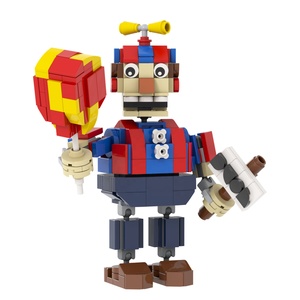 MOC1464 MOC FNAF Balloon Boy Figuras de Acción Bloques de Construcción Sets de Figuras Ladrillos Juguetes de Amigos 5 Noches en <span class=keywords><strong>Freddy</strong></span> Figura de Anime - Product Image 1