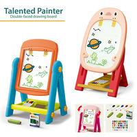 Tableau magnétique double face multifonctionnel pour enfants, jouet éducatif pour la petite enfance, peinture, graffiti, tableau d'écriture effaçable