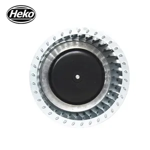 Controlador de velocidad HEKO DC160mm, fácil instalación, ventilador centrífugo de escape Upblast curvo hacia adelante, ventilador centrífugo de 12V