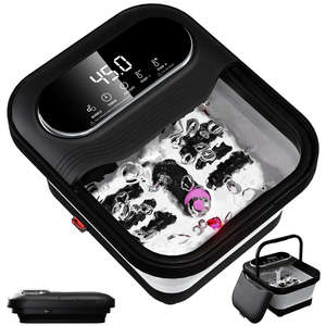 Nueva fábrica al por mayor Mini acupresión pie Spa baño masajeador con control de temperatura características de alivio del estrés - Product Image 1