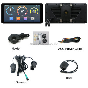M68 OEM 6 pulgadas motocicleta inalámbrica Apple Carplay Android auto navegación GPS dashcam Moto pantalla táctil con impermeable para motor - Product Image 5