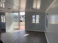 Casa Container Espandibile Prefabbricata da 40ft e 20ft Pronta per la Spedizione, 2-4-5 Camere da Letto, Edificio Modulare Prefabbricato per Famiglie e Appartamenti