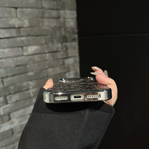 <span class=keywords><strong>Coque</strong></span> de téléphone pour Apple 17 Air, sensation haut de gamme, motif <span class=keywords><strong>crocodile</strong></span>, <span class=keywords><strong>coque</strong></span> pour <span class=keywords><strong>iPhone</strong></span> 16 Pro Max, texture électro-plaquée, housse de téléphone - Product Image 4