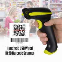 Haute Qualité 1D 2D Tenu Dans la main Sans Fil Lecteur de Codes Barres PDF417 Scanner de Code QR
