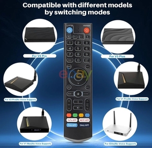 รีโมทคอนโทรลแบบมีเสียงพร้อมไฟแบ็คไลท์สำหรับ vSeeBox รุ่น USB V3 Pro, V5 Pro, V3 Plus, V3 Pro, V2 Pro, V1 Pro, V1 Max lite Ultra และ Elite Mini - Product Image 4