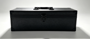 Portable Black Plastic Storage <b>Box</b> for Card Games with Handle and <b>Lockable</b> Clasp Square Corners - Product Image 2