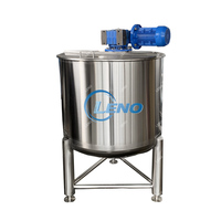 Cuve de mélange en acier inoxydable LENO avec agitateur, chauffage, homogénéisateur et dispersant pour liquides, emulsions et stockage