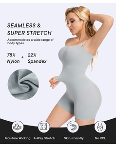 Một mảnh liền mạch giữ gìn thoải mái giảm béo mông nâng lên Shapewear với dây đai cho phụ nữ hông và mông Shapewear - Product Image 3