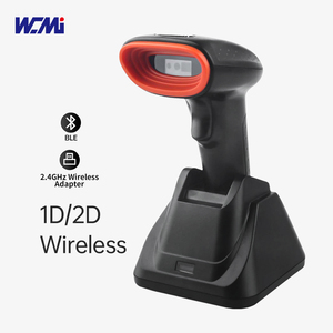 Lecteur de codes QR sans fil 2,4 G WCMI, lecteur de codes-barres USB filaire, lecteur de codes-barres <span class=keywords><strong>2D</strong></span> portable, CE FCC - Product Image 1