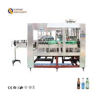 Machine d'embouteillage automatique de bière 5000BPH: Lavage, remplissage, capsulage intégrés