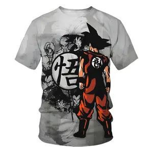 Son Goku T-shirt homme Dragon Anime Ball Z T-shirt Super Saiyan Costume hauts Anime T-Shirts vêtements