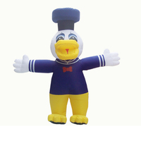 Poupée gonflable géante en 3D avec logo PVC personnalisé, différentes tailles et différents logos gonflables