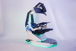 J20 Plus <span class=keywords><strong>Trex</strong></span> cabina de ordenador de gravedad cero cabina de juegos reclinable con altavoz de masaje LED RGB cluvens OEM - Product Image 5