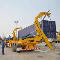 Populaire 37 tonnes conteneur côté chargeur élévateur MQH37A conteneur côté chargeur remorque pour 20ft 40ft conteneur chargement