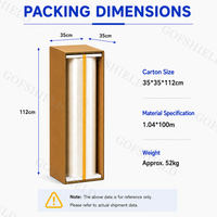 GOFSHIELD - Rollo de Película Protectora de Pantalla Completa de TPU Transparente y Autoregenerable, Material de Hidrogel para Teléfonos Móviles