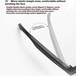 نظارات إسمارتو جي إس 5 ماكس الذكية مع علبة شحن، تصميم مبتكر بهندسة ثنائية النواة، ارتداء مريح، تصوير بدقة 4 كيه عالية الوضوح، مقاومة للماء والغبار بمعيار آي بي 67 - Product Image 3