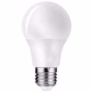 A19 หลอดไฟ LED E26 ฐานพลาสติกตัวควบคุมสวิตช์แบบแมนนวล SMD AC 110V 2700K สีขาวนวล 80lm/W 25000 ชั่วโมง - Product Image 1