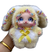 Peluche Lapin Kawaii en Fibre de Polyester Imprimée en Letterpress avec Logo Personnalisé, Faible MOQ, Vente en Gros Usine, Cadeau d'Entreprise