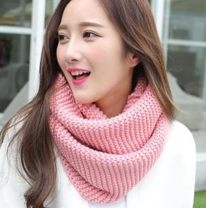 Écharpe en laine tricotée épaisse pour homme et femme, col chaud en tricot - Product Image 4