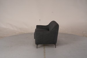 Set di Mobili per Camera da Letto di Lusso in Tessuto, Letto King Size Trapuntato a Diamante, Comodino, Panca Finale del Letto <span class=keywords><strong>e</strong></span> Poltrona Coordinata per Soggiorno - Product Image 3
