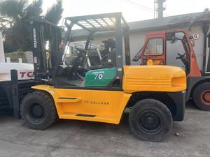 รถยกขนาดเล็ก Komatsu FD70 มือสองขายดี 2.5-7 ตัน สภาพดี ปั๊ม มอเตอร์ เครื่องยนต์ อะไหล่หลัก รับประกัน 1 ปี ของแท้จากญี่ปุ่น 100% - Product Image 2