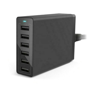 Uslion — <span class=keywords><strong>chargeur</strong></span> rapide USB, <span class=keywords><strong>6</strong></span> ports pour téléphone, 10a, 50W, famille, adaptateur, avec indicateur lumineux, offre spéciale - Product Image 1