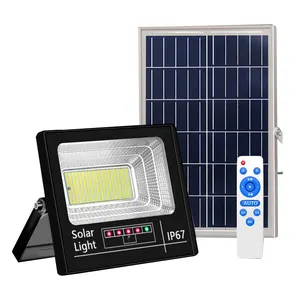 Outdoor Solar Projektor Garten 200W 300W LED Solar Flutlicht Hoch lumen Aluminium Lampe LED Licht Solar