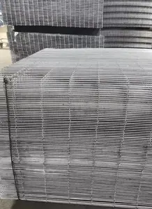 Panel jala kawat las galvanis celup panas kualitas kuat untuk kotak Gabion pagar taman pagar batas pagar