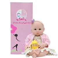 Poupée Reborn de 18 pouces, jouet en peluche, poupée de mode, silicone lavable, toucher réaliste semblable à la peau pour les filles