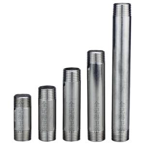 Accesorio de Extensión de Tubería Roscada Extendida de 4 Puntos de Acero Inoxidable DN15, Rosca Corta, Línea de Soldadura ERW Directa de Agua, Estándar ASTM - Product Image 2