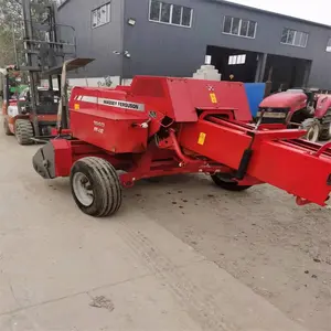 Massey Ferguson Mini Bundar Hay Baler Mini Jerami Baler untuk Dijual Mini Square Hay Baler