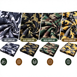 Tissus tactiques imprimés camouflage Woodland de qualité supérieure, durables, entièrement personnalisables, conformes ISO, commandes en gros, fabricant - Product Image 1
