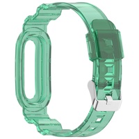 Correa de Reloj Inteligente Transparente de TPU Integrada para Google Fitbit Air, Diseño de Cristal Glaciar de una Sola Pieza