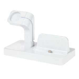 Đế Sạc Điện Thoại Không Dây 2 Trong 1 Đế Sạc Mount <span class=keywords><strong>Cradle</strong></span> Station Dock Cho Đồng Hồ Thông Minh Cho Đế Sạc Điện Thoại Di Động - Product Image 2