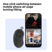 Nouvelle télécommande Zoom pour vidéo courte portable, stick selfie sans fil, télécommande pour tourner les pages de téléphone, batterie 200 mAh, 10