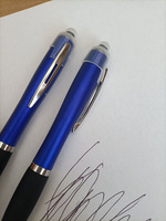 Stylo à bille tactile lumineux LED personnalisé de haute qualité avec logo laser, cadeau promotionnel en plastique durable