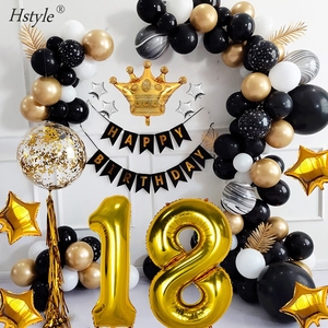 15th <strong>Birthday</strong> <strong>Decorations</strong> for Boy Girl <strong>Black</strong> <strong>and</strong> <strong>Gold</strong> <strong>Birthday</strong> <strong>Decorations</strong> for 15th <strong>and</strong> 51st Happy <strong>Birthday</strong> Party ST858 - Product Image 5