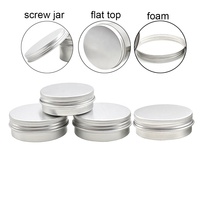 Rundes Metall-Aluminium-Dosenglas 15 ml 30 ml 50 ml 60 ml 100 ml 120 ml 150 ml 200 ml 250 ml Kosmetisches Aluminium-Kerzenglas