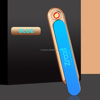Briquet électronique rechargeable par USB avec allumage tactile, charge cyclique pour l'utilisation de cigarettes, pour cadeaux