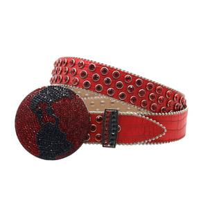 Bling Bling Western Strass Ceinture Perle Strass Ceinture Femmes pour B Simon Ceinture - Product Image 3