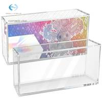 Boîte de présentation en acrylique magnétique pour booster SPC, protection en plexiglas haute transparence anti-UV pour collection de jeux TCG