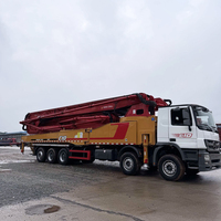 Camion pompe à béton diesel SANY 70m, système C8 classique, d'occasion, haute performance, Euro 5, pour la construction