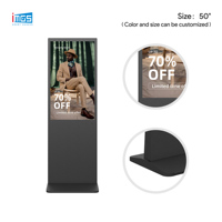 Écran d'affichage numérique LCD 43/65 pouces avec WiFi et télécommande pour magasin de détail et terminal aéroportuaire