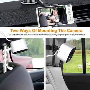 Bé Xe Máy Ảnh Ghế Sau Không Dây Bé Màn Hình Với Máy Ảnh Đa Chức Năng 5 ''Ips Hiển Thị Ghế Xe Máy Ảnh Cho Bé Phía Sau Phải Đối Mặt Với - Product Image 5