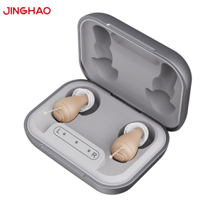 JINGHAO Márgenes <span class=keywords><strong>de</strong></span> beneficio Superando 400% Invisible Inalámbrico Personalizar Mini Medical ITE Audífonos Recargable Amplificador <span class=keywords><strong>de</strong></span> audición - Product Image 1